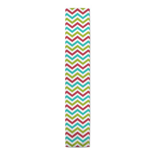 Colorful Chevron Indoor/Outdoor Table Runner